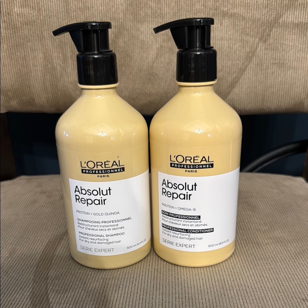 L'Oréal Professionnel Absolut Repair Shampoo & Conditioner Set 16.9 oz
